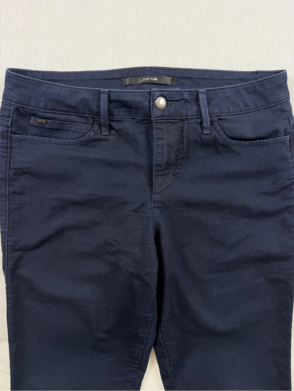 Joe's Jeans Visionaire High Rise Dark Wash Skinny Jeans Seam Detail 28